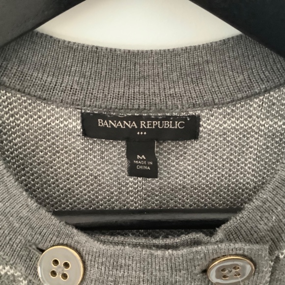 BR grey sweater cardigan size M - Picture 2 of 7